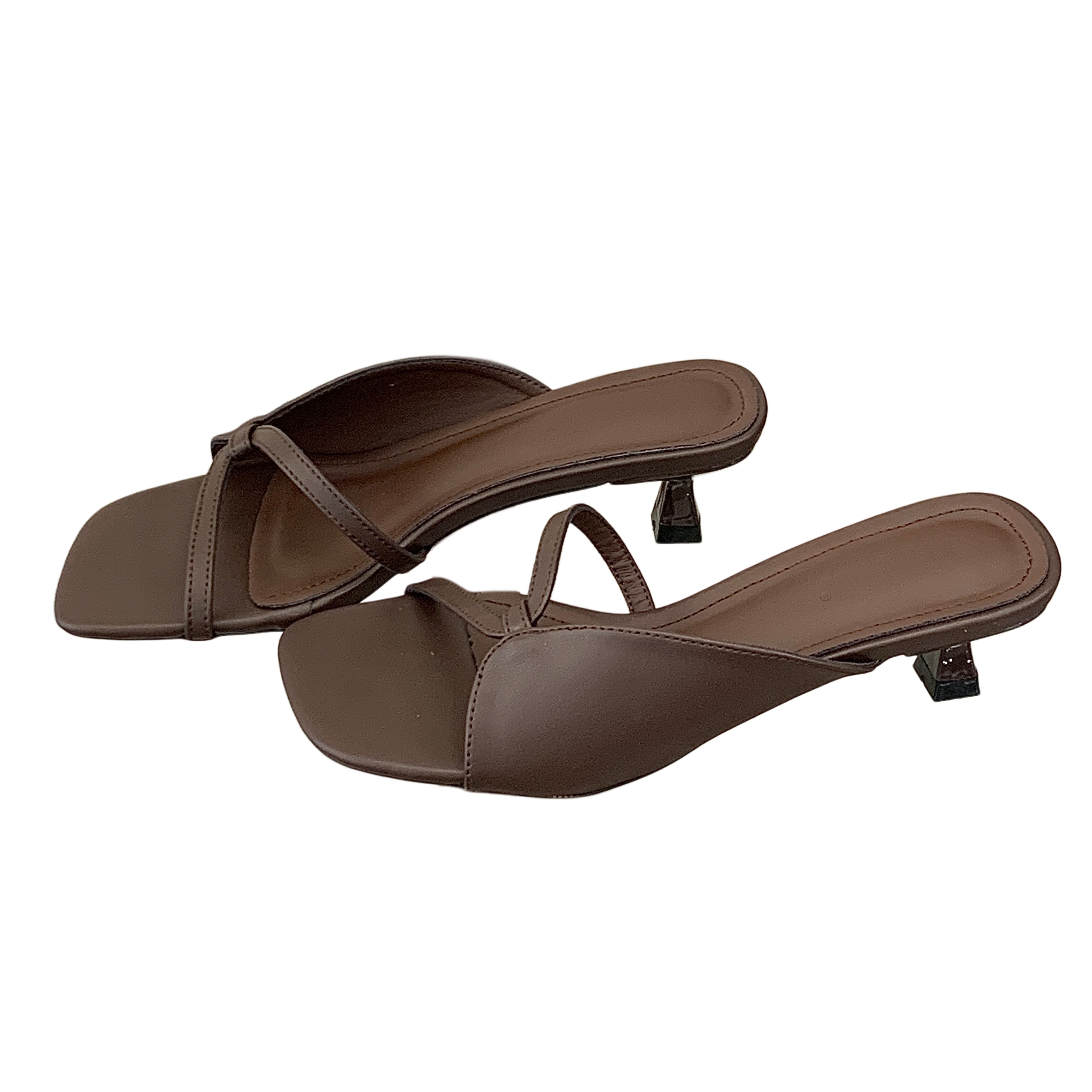 SHIZHUONI Women's 2026 Summer Open Toe Slingback Heeled Sandals with Cutout Design - Image 5