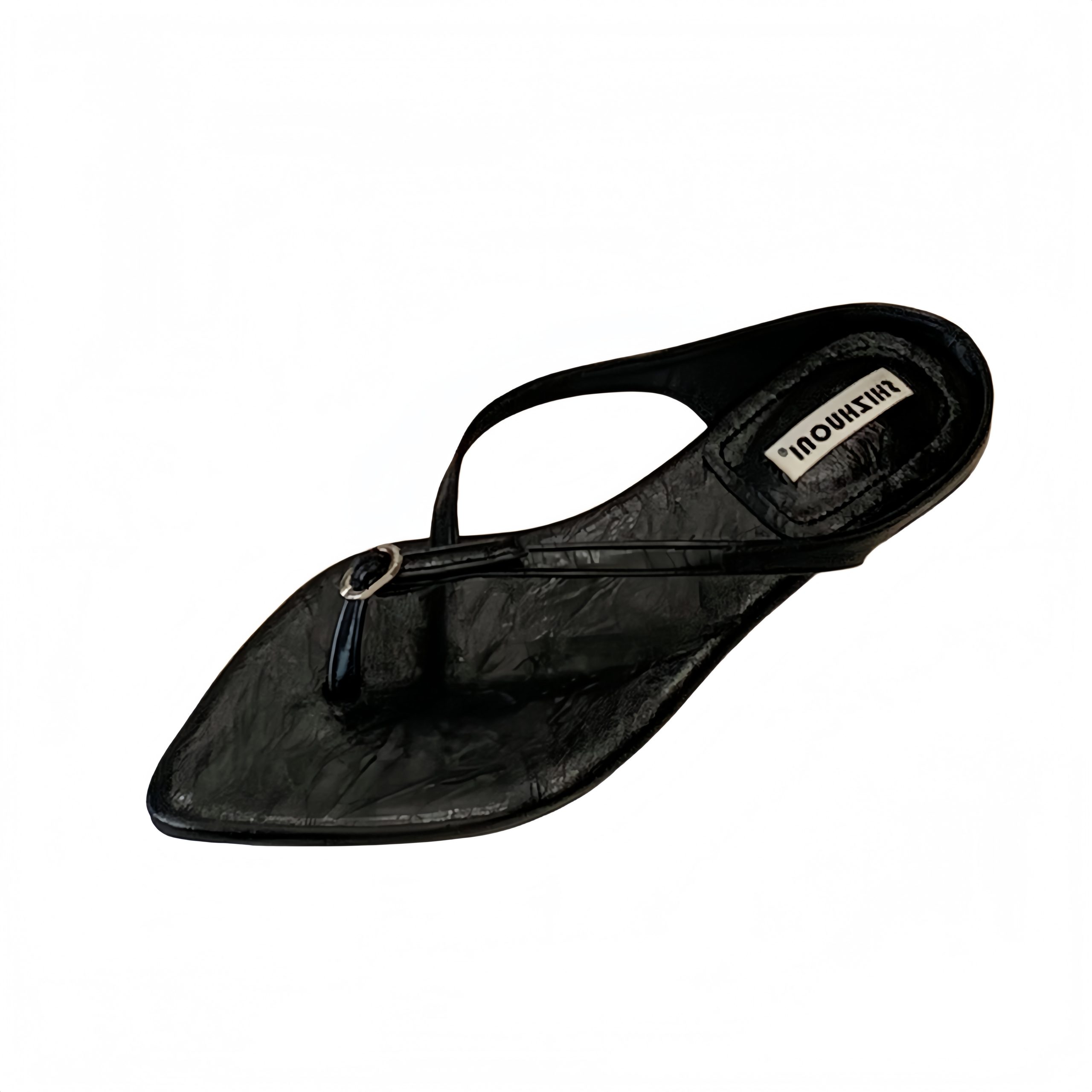Women's Summer 2026 New Flat Pointed Toe Sandals Flip Flops Toe Separator Roman Anti-Slip Casual Slippers - Image 5